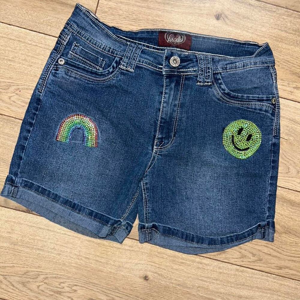 Y2k brand angels blue denim